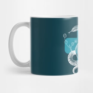 Cyan Snake Mug